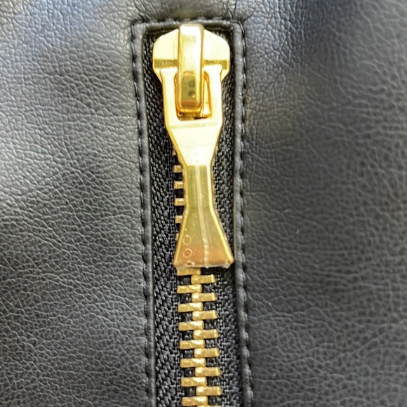 NWT Kate Spade Faux Leather Moto Jacket, Size 6 - Picture 7 of 7